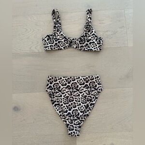 Skatie Cheetah print bikini Medium top